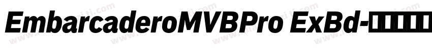 EmbarcaderoMVBPro ExBd字体转换